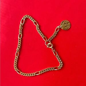 SALE 🎉 Classic Figaro Chain Anklet. One of a Kind. Extender, Bundle & Save.Gift